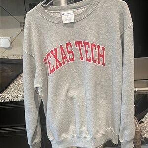 Champion Gray Texas Tech Sweatshirt